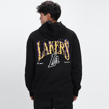 SUGA x NBA Unisex Basketball Glitch Hoodie Los Angeles Lakers Jaket Hoodie [TH2968-LALBLCK] S