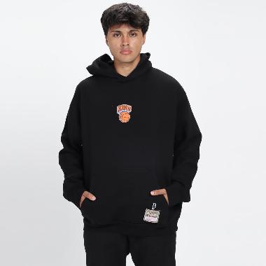 SUGA x NBA Unisex Basketball Glitch Hoodie New York Knicks Jaket Hoodie [TH2968-NYKBLCK] S