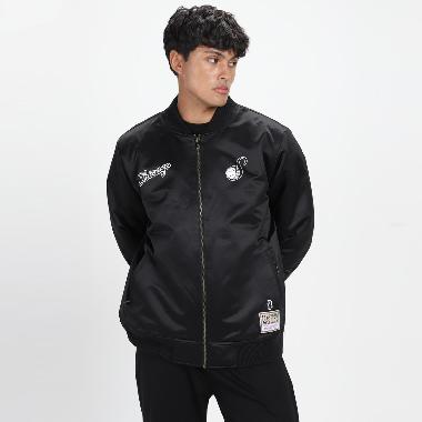 SUGA x NBA Unisex Basketball Glitch Bomber Chicago Bulls Jaket Bomber [ZF2969-CBUBLCK] L