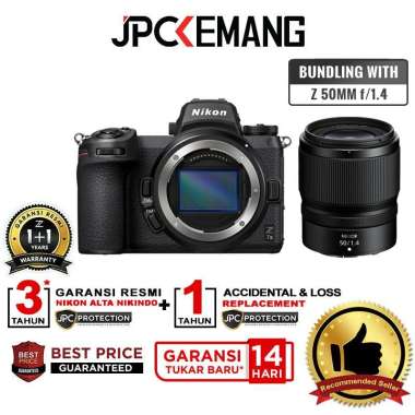 JPC KEMANG Nikon Z7 II Body Only Mirrorless Nikon Z7 Mark II Z7II Z 7II with FTZ II Adapter*/ Z 400m