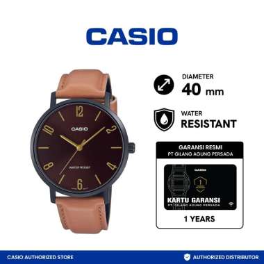 jam tangan pria casio MTP-VT01BL-5BUDF