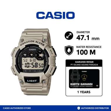 jam tangan pria casio W-735H-8A2VDF