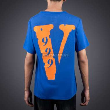 VLONE X JUICE WRLD 999 BLUE TEE (100% AUTHENTIC) S