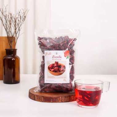 Bunga Rosella Merah Kering Premium 100gr - Teh Bunga Rosella Merah