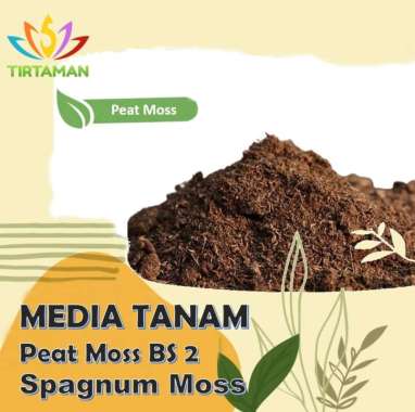 Media Tanam Peat Moss BS 2 / Spagnum Peat Moss / Peatmoss