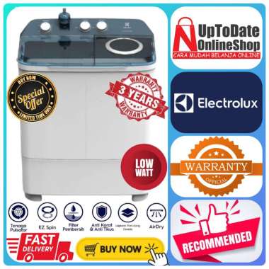 MESIN CUCI 2 TABUNG 7KG ELECTROLUX EWS-87262WA EWS87262WA 87262WA MULTI PULSATOR BIG BODY TWIN TUB E