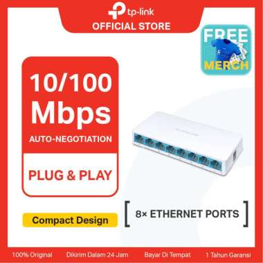 Mercusys MS108 8-Port 10/100Mbps Desktop Switch