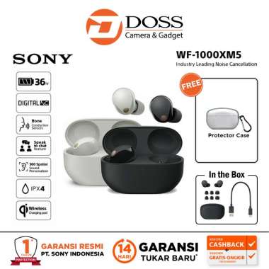 Sony WF-1000XM5 Wireless Earphone WF1000XM5 WF1000 XM5 WF 1000 XM5 Black