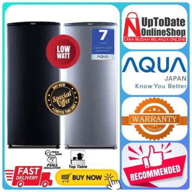KULKAS FREEZER ES BATU / ASI 6 RAK AQUA AQF-S6 FAST FREEZING EXTRA LOW WATT