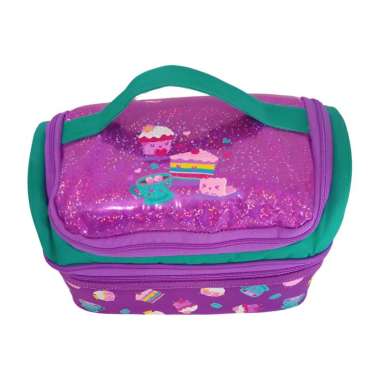 My Style TM 2332 Tea Time Party Double Decker Lunch Bag Glitter Finishing Material Tempat Makan