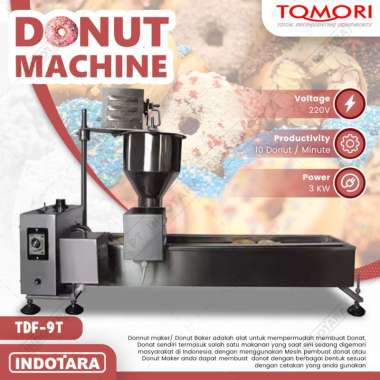 Mesin Pembuat Donat / Auto Doughnut Fryer(One Shape Douthnut) TDF 9T
