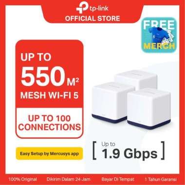 Mercusys Halo H50G AC1900 Whole Home Mesh Wi-Fi System 2 pack