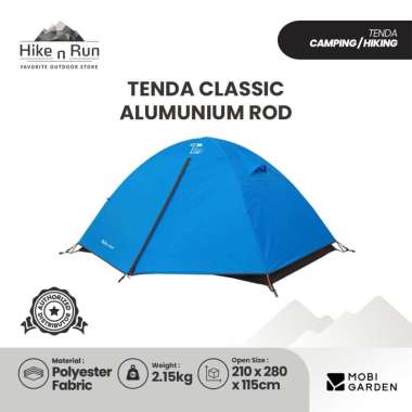 Mobi Garden NXZ1329001 Tenda 3 Orang Alumunium Rod Biru