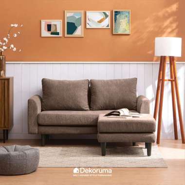 Dekoruma NITTA Sofa Tamu L Minimalis - Sofa Japandi Scandinavian