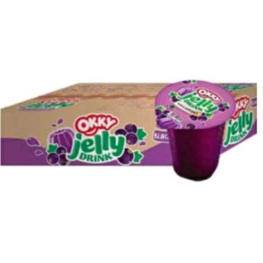 Okky Jelly Drink Kecil Jambu/Blackcurrant 1pcs Blackcurrant