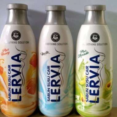 lervia sabun susu cair 250ML susu