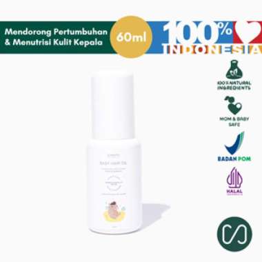 Cahaya Naturals Baby Hair Oil 60 mL - Minyak Rambut Bayi