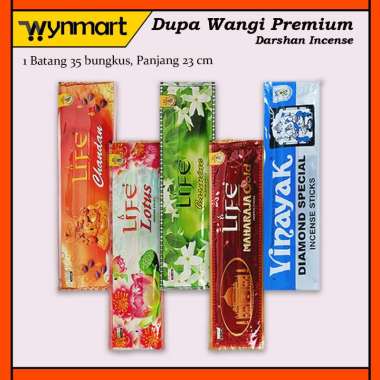 Dupa / Hio Stik India Aromaterapi Darshan Incense Life - 23 cm Vinayak