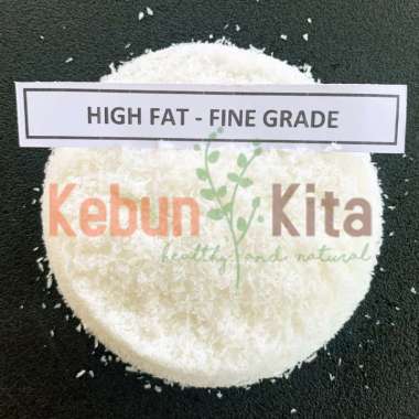 Desiccated Coconut Powder High Fat 500gr (Kelapa Parut Kering) Fine Grade / Halus