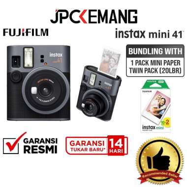 JPC KEMANG Fujifilm Instax Mini 41 Instant Film Camera Fuji Instax Mini 41 Kamera Instan GARANSI RES