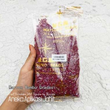50 GRAM PAYET JEPANG MGB 736R MAROON PELANGI BAMBU