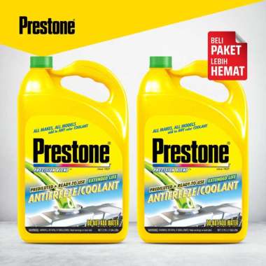 PRESTONE Bundle Ready To Use Green 3.78L x 2 Air Radiator Mobil Motor Perawatan Pendingin Mesin
