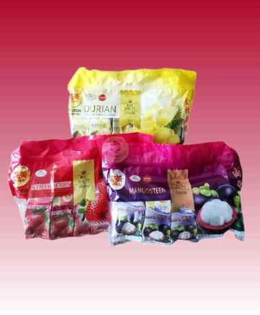 Snack Import | Wan Mei Durian vacuum dried durian kering thailand sepack isi 10 bks ( ds bgr ) Straw