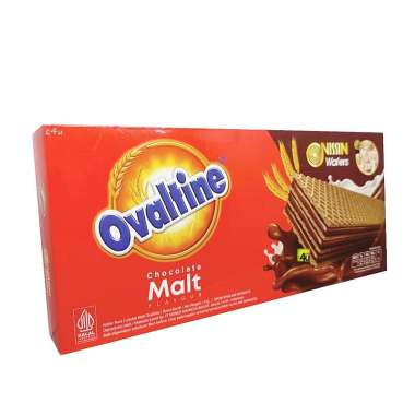 Nissin OVALTINE Wafer - Smooth Chocolate Malt Wafer - 133 gr