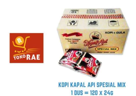 Kopi Kapal Api 1 Dus Special Mix Sachet 120 x 24g