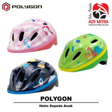 Helm Sepeda Anak Polygon - Helm Polygon Kids M Space
