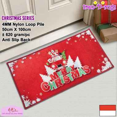 Tren-D-rugs - Karpet keset kaki natal christmas alas lantai kamar tidur kamar mandi pintu masuk dapu