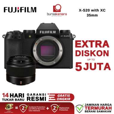 Fuji X-S20 Kamera Mirrorless dengan Sensor APS-C dan Stabilisasi Gambar 5-Axis