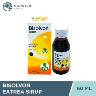 Bisolvon Extra Sirup 60 ML - Pereda Batuk dan Mengencerkan Dahak