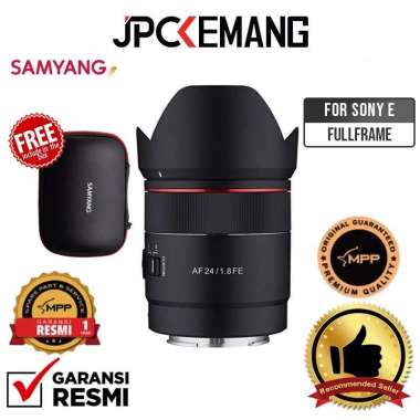 JPC KEMANG Samyang AF 24mm f1.8 for Sony E Samyang 24mm f1/.8 Sony GARANSI RESMI StandardPackage