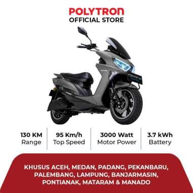Subsidi Polytron Fox R Electric Sepeda Motor Listrik - OTR Aceh, Medan, Padang, Pekanbaru, Palembang