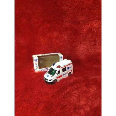 mainan anak laki laki mobil mobilan ambulance ambulan nyala Polisi Kecil