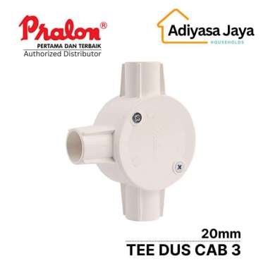 Tee Dus Conduit Cabang 3 20mm (Pralon) / Tdus / T Dus