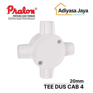 Tee Dus Conduit Cabang 4 20mm (Pralon) / Tdus / T Dus