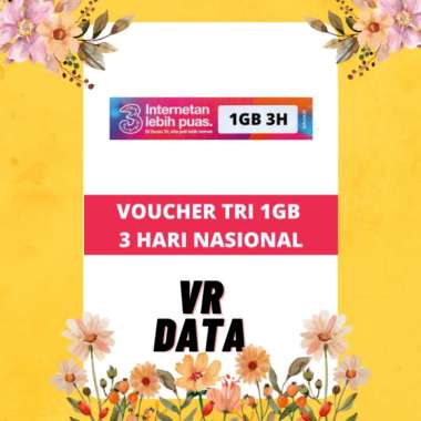 TRI 1GB 3HARI NASIONAL