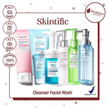 SKINTIFIC 5X Ceramide Low pH Cleanser Gentle Cleanser | SKINTIFIC White Truffle Cleansing Essence Ce