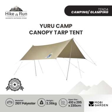 Tenda Kanopi Mobi Garden NX21661024 Yuru Camp Canopy Tarp Tent Khaki