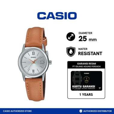CASIO ORIGINAL - CASIO LTP-V002L-7B3UDF - JAM TANGAN WANITA JAM WANITA NG - KULIT CASIO LTP-V002L-7B