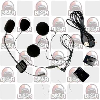 Intercom Bluetooth Jabbre Duo Helmet Communication System Intercom CLAMPKIT