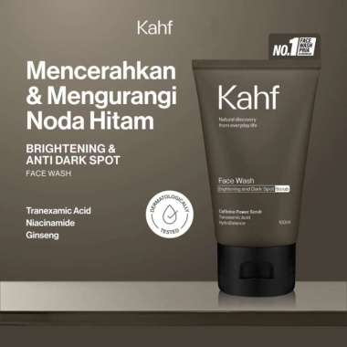 KAHF FACE WASH ALL SERIES (SABUN WAJAH) FACE SCRUB 100ML
