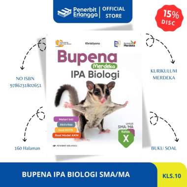 BUPENA IPA BIOLOGI SMA/MA KELAS 10 KURIKULUM MERDEKA ERLANGGA