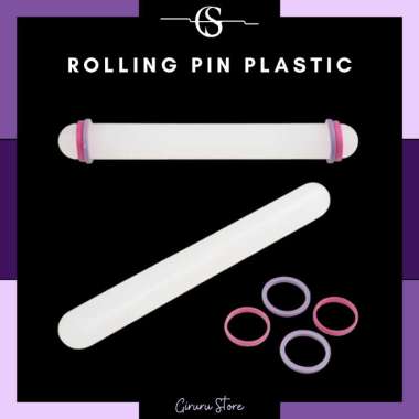 Rolling Pin Plastik / Rolling Pin / Rolling Pin Fondant Gilingan / Gilingan Kue / Rolling Pin Fondan