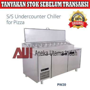 Gea PW20 Stainless Steel Under Counter Chiller For Pizza - Meja Kerja Untuk Pembuatan Pizza PW 20 PW