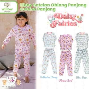 Setelan Bayi - Libby Setelan Oblong Panjang+Celana Panjang 4Y