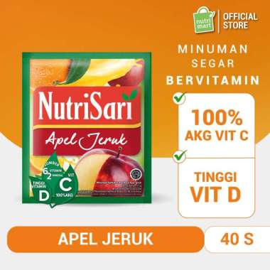 NutriSari Apel Jeruk 40 sch - Minuman Buah Vitamin C