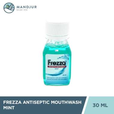 Frezza Antiseptic Mouthwash Mint 30 ML - Menyegarkan Nafas dan Melawan Kuman Bau Nafas Tak Sedap